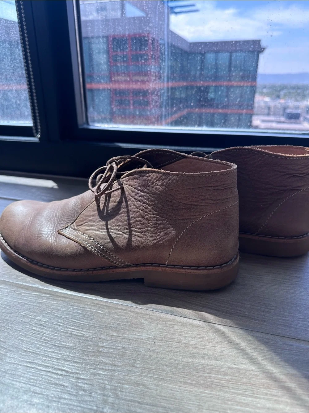 Roots Brown Leather Chukka Boots